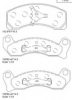 MERCURY 1U2Z2V001DA Brake Pad Set, disc brake